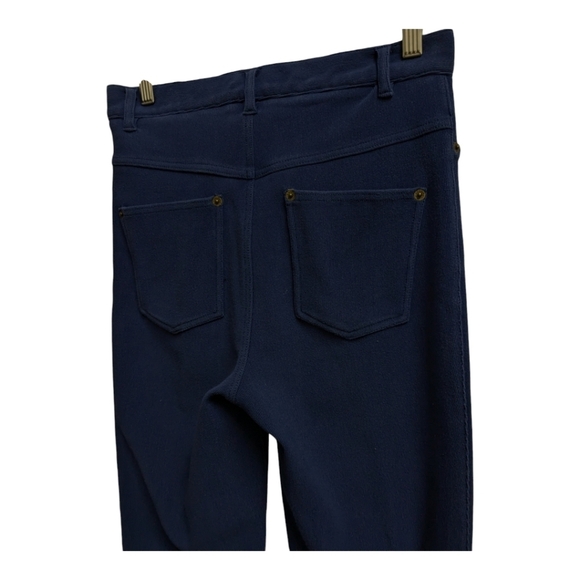 Don't Stop blue leggings pants high rise size 9/10 - Picture 4 of 6